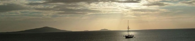  Navegando al atardecer 